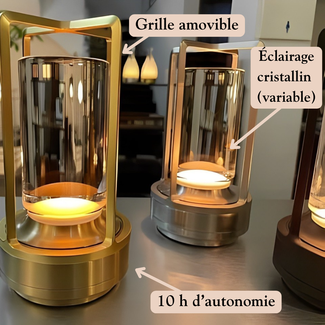 Lampe Lanterne Cristal -Milariss®