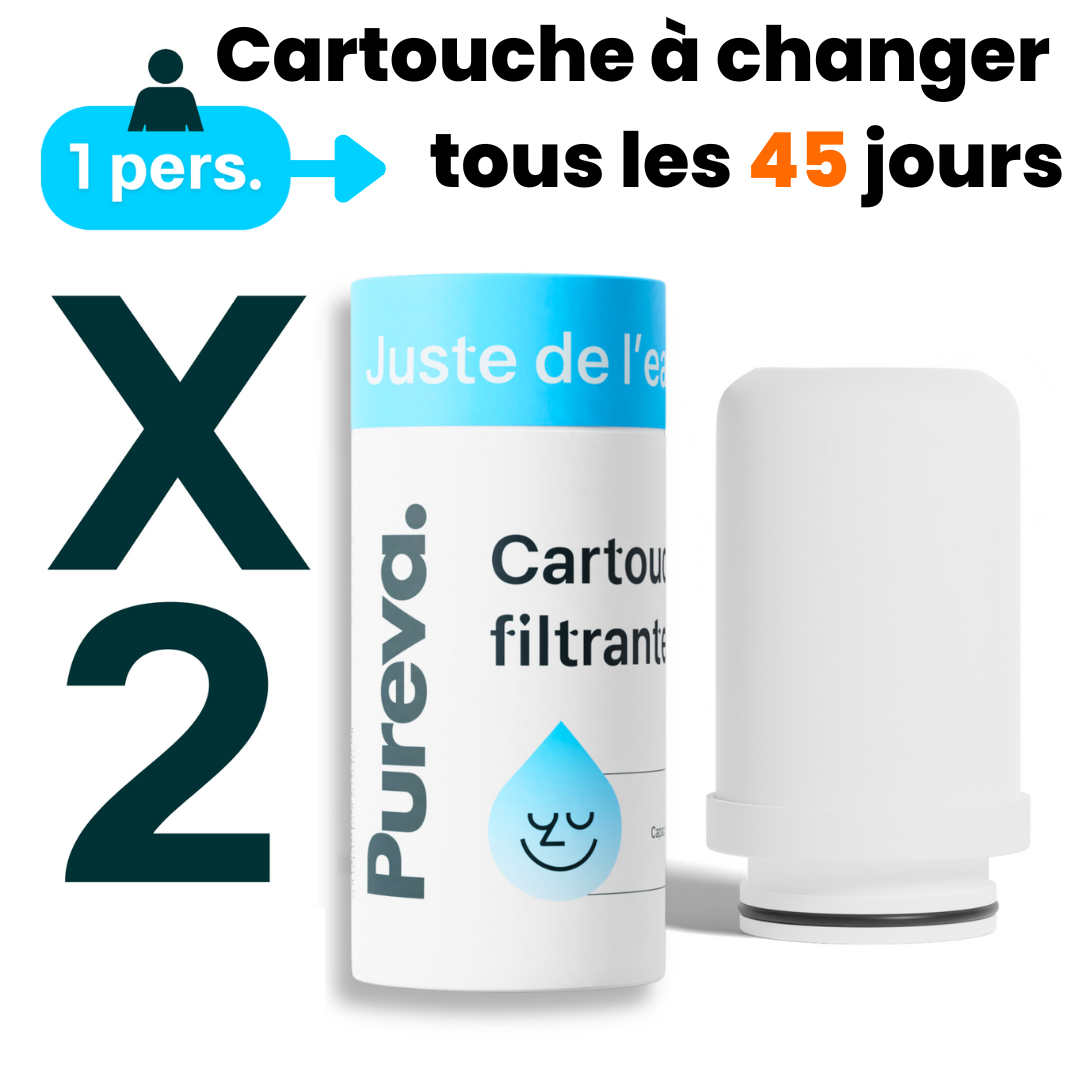 (3 mois de cartouches + Filtre inclus)